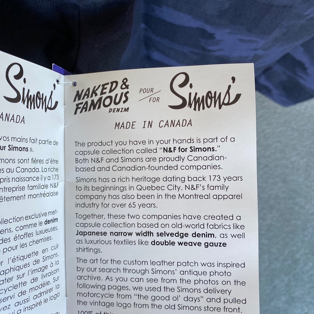 Naked and Famous x Simons Camo Heavy Work Shirt - Picture 6 of 8